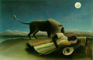 Илл.: Анри Руссо, Спящая цыганка (1897)