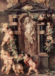 Илл.: Питер Пауль Рубенс, "Статуя Цереры" (1612 - 1615), Эрмитаж